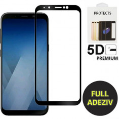 Folie sticla tempered glass nytroGel Samsung Galaxy J4 Plus, J6 Plus Full Glue 5D Black foto