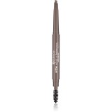 essence WOW What a Brow creion pentru sprancene cu pensula culoare 01 Light Brown 0,2 g