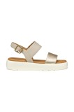 Geox sandale D CAMALEI femei, culoarea auriu, cu platforma, D550NA 0NFBC C2235