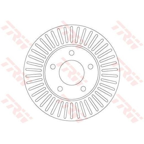 Set disc frana Ford Escape 01.01-07.13, Escape 08.07-12.12, Maverick 02.01-; Mazda Tribute (Ep) 03.00-05.08, Fata, 278X24mm, ventilat, TRW
