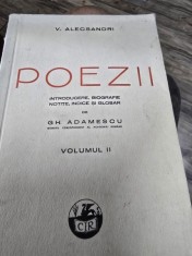 Poezii - V. Alecsandri Vol. II - Gh. Adamescu
