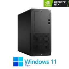 PC Gaming HP Z2 G5 Tower, Octa Core i7-10700, 1TB SSD, GTX 1080 8GB, Win 11 Pro