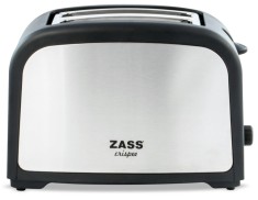 Prajitor de paine Zass ZST 02, 750W, 2 felii, Tavita frimituri, Finisaj inox - RESIGILAT