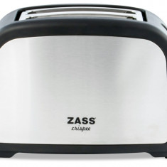 Prajitor de paine Zass ZST 02, 750W, 2 felii, Tavita frimituri, Finisaj inox - RESIGILAT