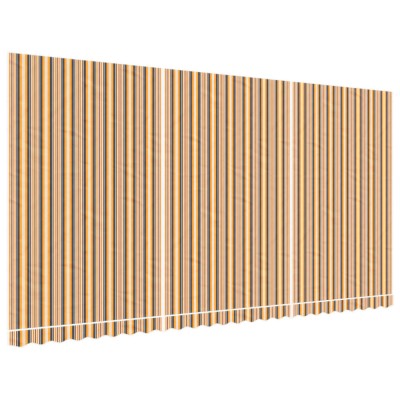 Panza de rezerva copertina, dungi multicolore, 6x3 m foto