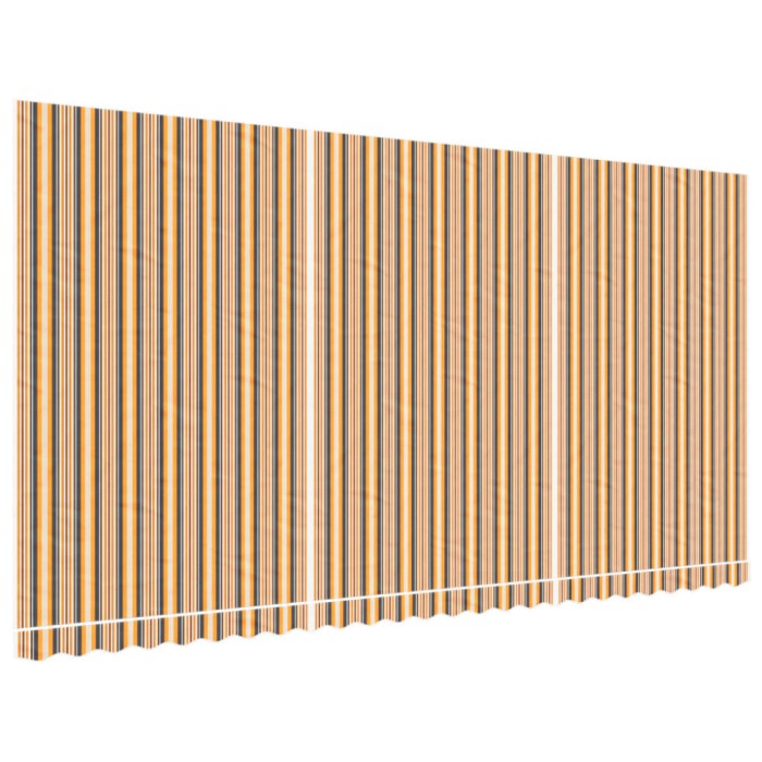 Panza de rezerva copertina, dungi multicolore, 6x3 m