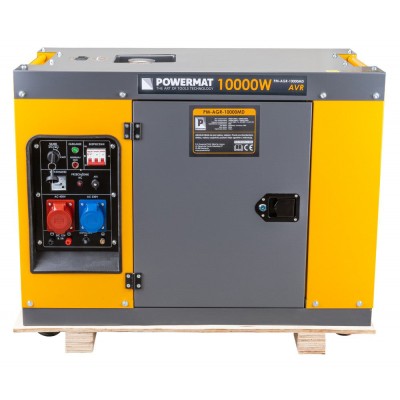 Generator de curent pe motorina PM-AGR-10000MD, 230 V / 400 V, 10 kW, Powermat PM1226 foto