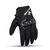 Manusi Moto Race Car Tribe &ndash; GST16 -Tactile cu Protectii, Compatibile Touchscreen, Protectie maxima, Control si Confort in Orice Sezon Negru XL si XXL