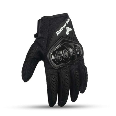 Manusi Moto Race Car Tribe &amp;ndash; GST16 -Tactile cu Protectii, Compatibile Touchscreen, Protectie maxima, Control si Confort in Orice Sezon Negru XL si XXL foto