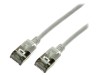 Patch Cord U/FTP Cat 6a Gri TPE, Logilink