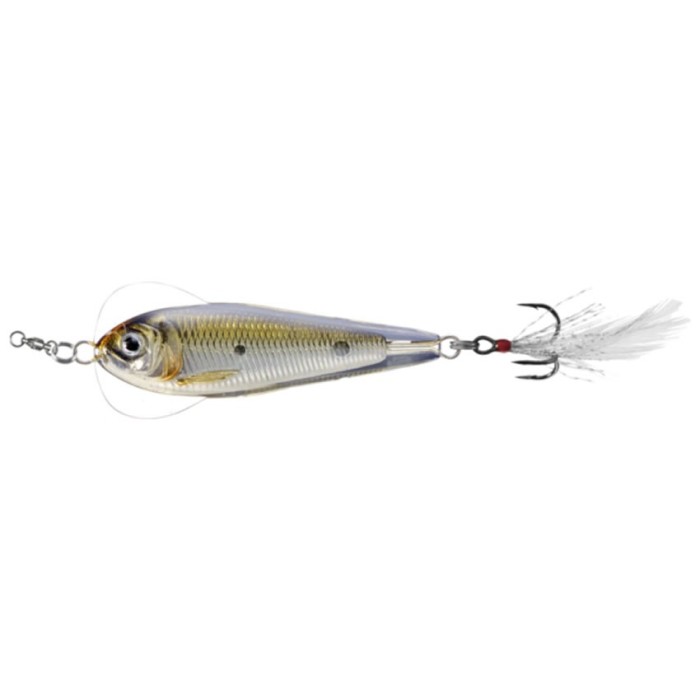 Lingurita Oscilanta LIVE TARGET Flutter Shad Sinking, Silver / Bronze, 7cm, 28g