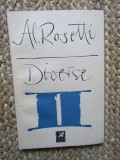 Al. Rosetti - Diverse II (Editura Cartea Romaneasca, 1988)