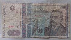 BANCNOTA 200 LEI 1992-ROMANIA foto