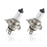 Pachet 2 Becuri Far H4 Philips Vision Plus, 12V, 60/55W
