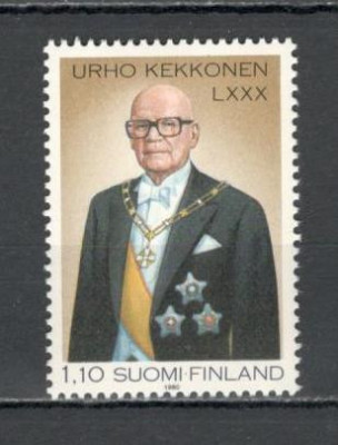 Finlanda.1980 80 ani nastere presedinte U.Kekkonen KF.136 foto
