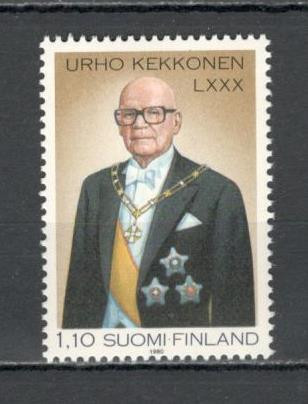 Finlanda.1980 80 ani nastere presedinte U.Kekkonen KF.136
