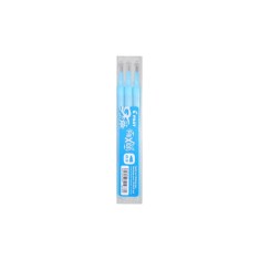 Pachet 12 buc set 3 Rezerve Roller Frixion Ball Pilot 0.5 mm varf fin Rezerva roller Pilot Frixion Clicker 0.5 mm 3 bucati/set bleu