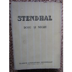 STENDHAL - ROSU SI NEGRU