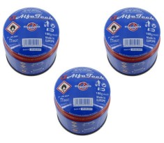 Set 3 Butelii de Gaz Alfatech 190G cu Valve Incluse
