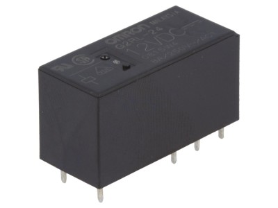 Releu Electromagnetic 12V DC 8A DPDT foto