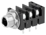 Soclu Jack 6.3mm Stereo cu &Icirc;ntrerupător Triplu