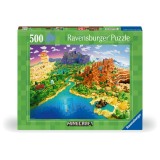 Cumpara ieftin Ravensburger - Puzzle lumea Minecraft 500 piese