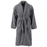 Cumpara ieftin Halat de baie unisex Terry, antracit, bumbac 100%, mărime S