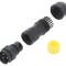 Conector circular tată 3 pini cu şurub X-Lok