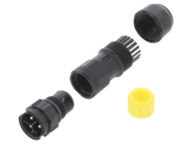Conector circular tată 3 pini cu şurub X-Lok