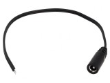 Cablu Alimentare DC 5,5/2,5mm 0,2m Negru