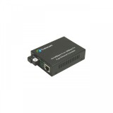 Mediaconvertor 10/100M 1550/1310nm WDM, Type B Singlemode 40km, conector SC - TRANSCOM, &quot;TS-100-BD-40B&quot;