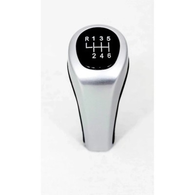 Nuca schimbator de viteze pentru BMW E39 E46 E53 E53 E60 E87 E89 E90, 6 viteze, Negru/ Gri foto