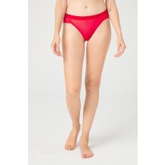 GS1190-3 Chilot brazilian din dantela florala si plasa fina