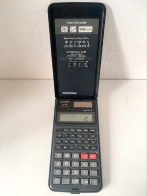 * Calculator stiintific CASIO fx 85s VPAM, Two way power, 8+2 digits, vintage foto
