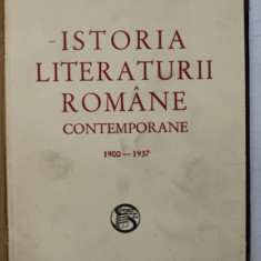 ISTORIA LITERATURII CONTEMPORANE (1900-1937)-E LOVINESCU BUCURESTI