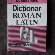 DICTIONAR ROMAN LATIN - M. STAUREANU