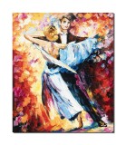 Cumpara ieftin Tablou pictat manual, Vals, vals, 60x50cm ulei pe panza in cutit efect 3D, gata de expus pe perete