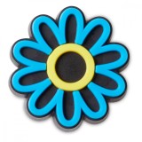 Jibbitz Crocs Lights Up Electric Blue Daisy, Crocs Jibbitz