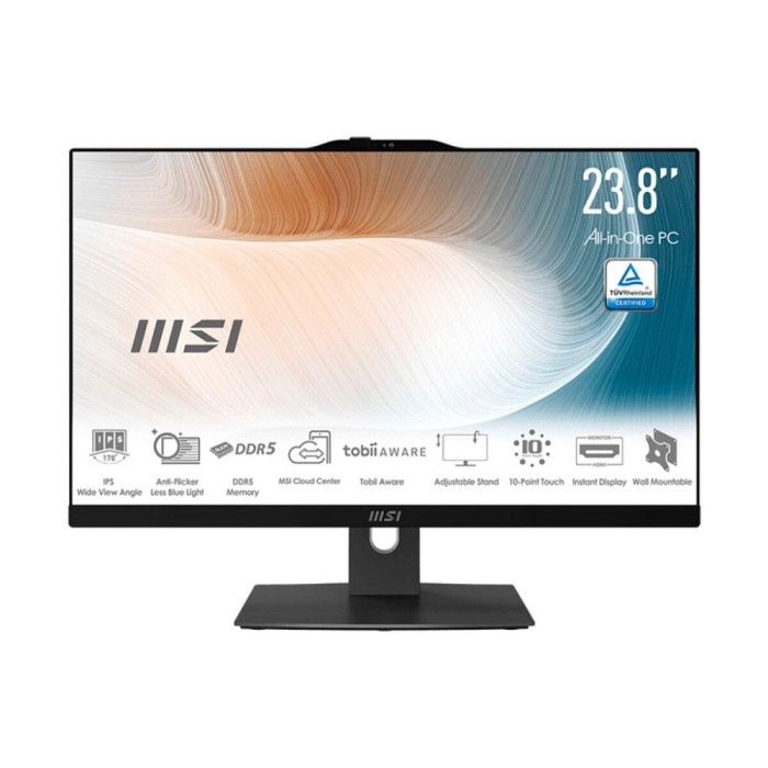 All in One MSI AM242TP-1286XES 24&#039;&#039; Intel Core i5 16 GB RAM 512 GB Qwerty Spaniolă