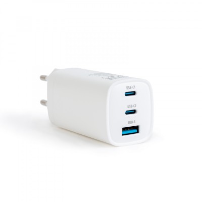 Incarcator telefon / laptop USB + USB Type-C PD45W cu incarcare rapida - alb Best CarHome foto