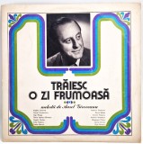 Aurel Giroveanu &ndash; Trăiesc O Zi Frumoasă NM / VG+ vinil LP disc Electrecord Romanaia 1978