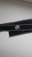 WW2 Banderola Germana SS Officer Totenkopf Skull