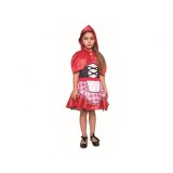 Costum carnaval Scufita Rosie, marime 110-120 cm