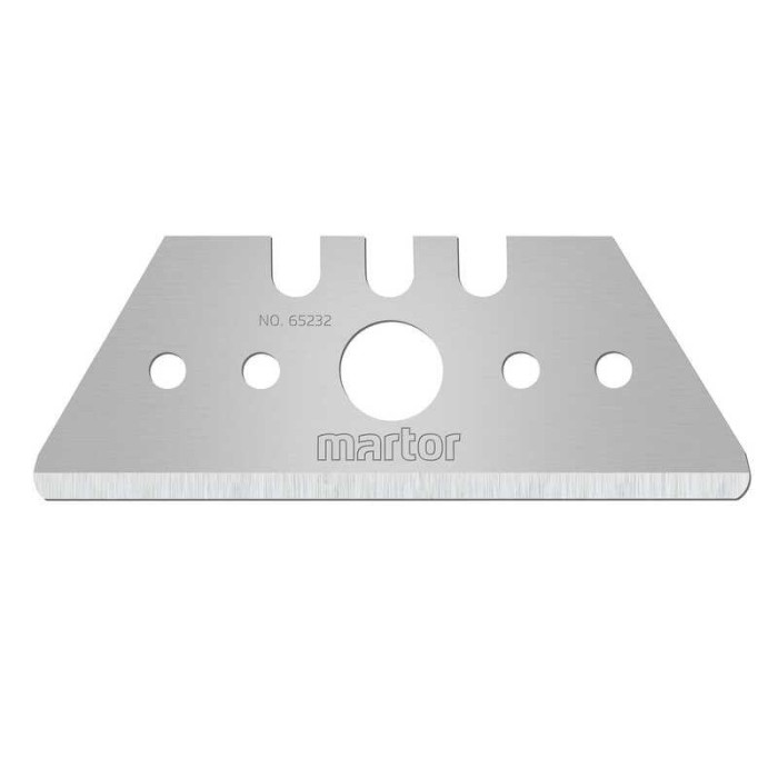 Set lame de rezerva tip trapez pentru cuttere profesionale Martor 65232.70, 10 bucati