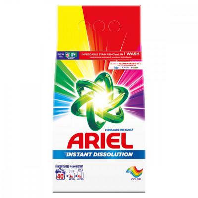Detergent Pudra Pentru Rufe, Ariel, Color, 3 kg foto