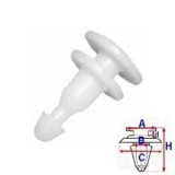 Set 10 buc. clipsuri, Agrafa fixare Nissan Almera Tino 2000-2006; Patrol 1979-2009, Terrano 1993-2002, Clema prindere bandouri Aftermarket 80002770