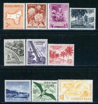 Christmas Island 1963 - Motive locale, fauna, flora, serie neuza foto
