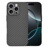 Husa pentru iphone 16 pro - premium carbonfiber - black