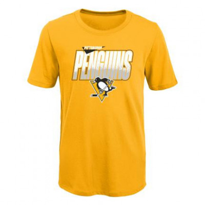 Pittsburgh Penguins tricou de copii Frosty Center Ultra yellow - Dětsk&amp;eacute; L (13 - 14 let) foto