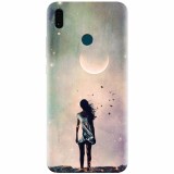 Husa silicon pentru Huawei Y9 2019, Alone Woman Cgi Hd K